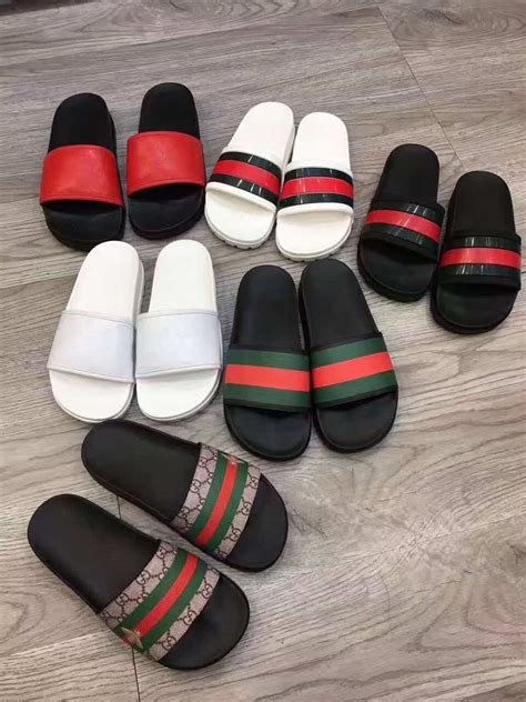 gucci slipper slides|authentic Gucci slides.